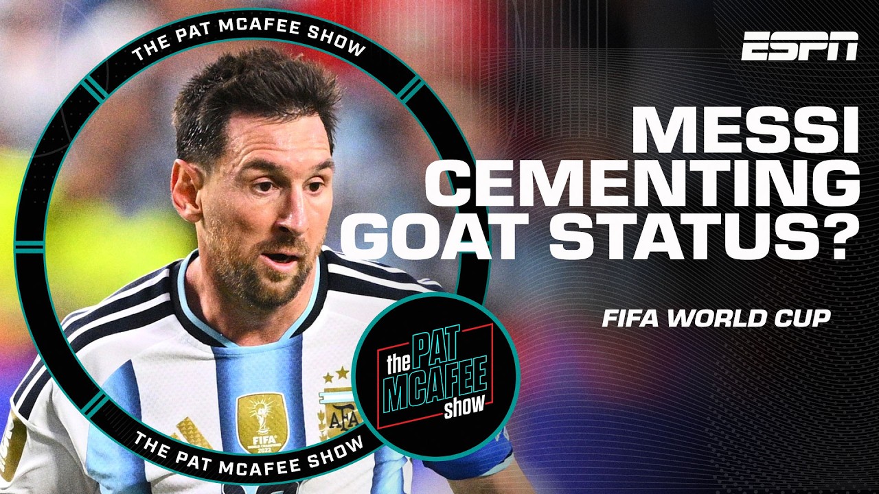 'WATCH THE LITTLE ONE!' 😂 Pat McAfee on Lionel Messi's HAT TRICK 🎩 | The Pat McAfee Show background
