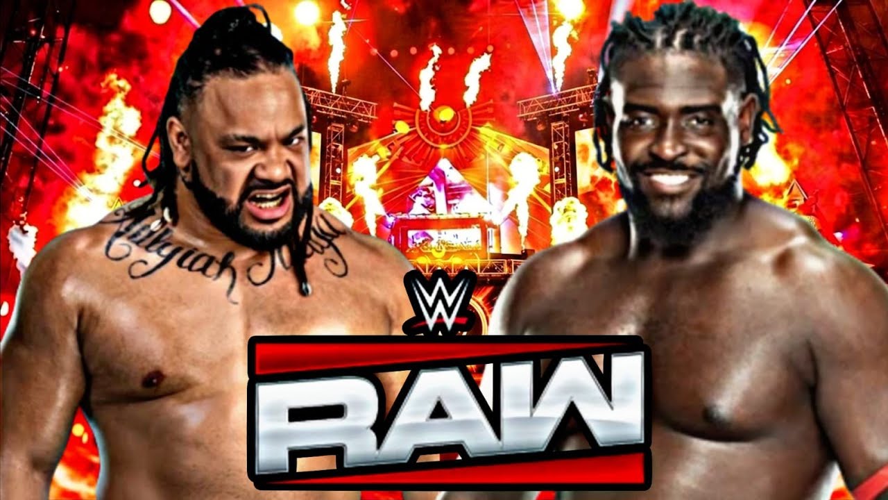 Oba Femi Vs Jacob Fatu WWE Raw June 17 2026 WWE2K26 Simulation - FULL MATCH