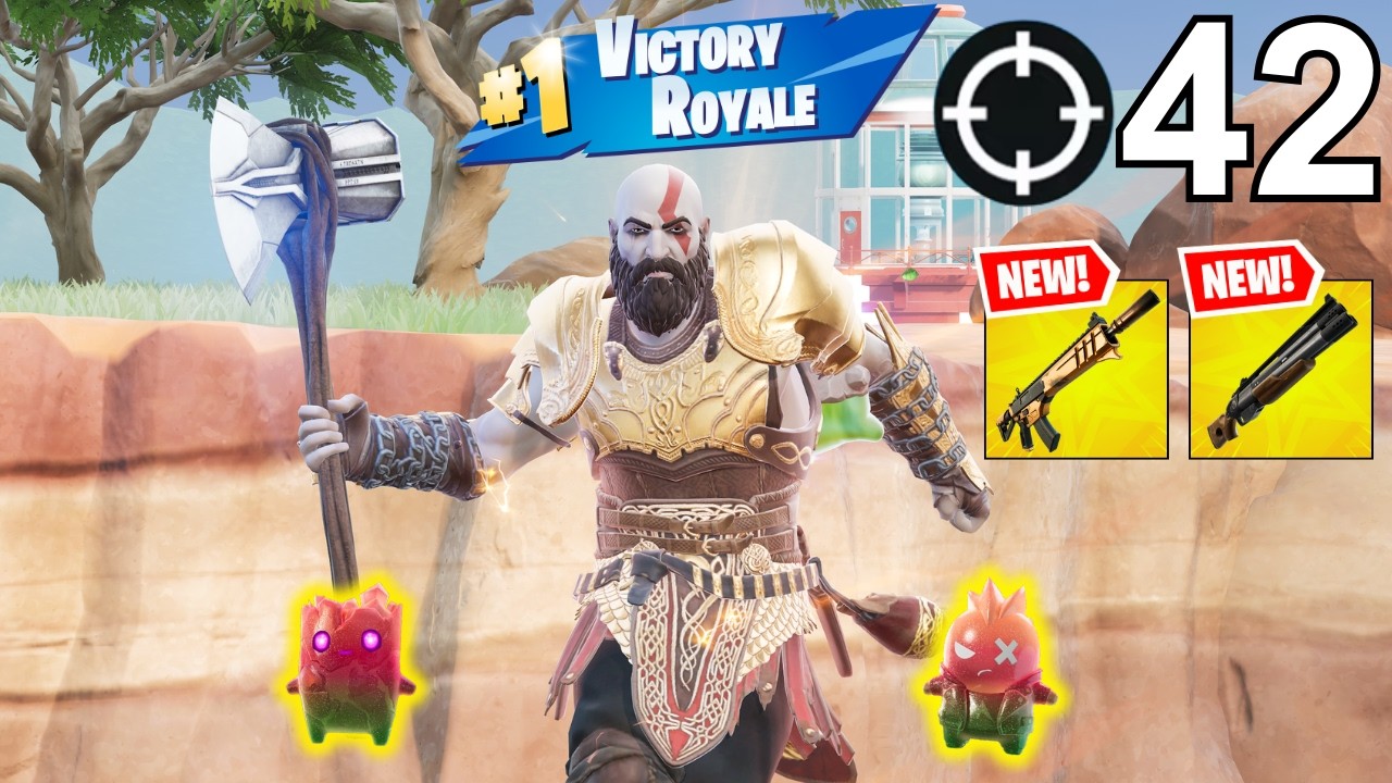 42 Elimination Gameplay Wins Zero Build (NEW FORTNITE CHAPTER 7 SEASON 3) background