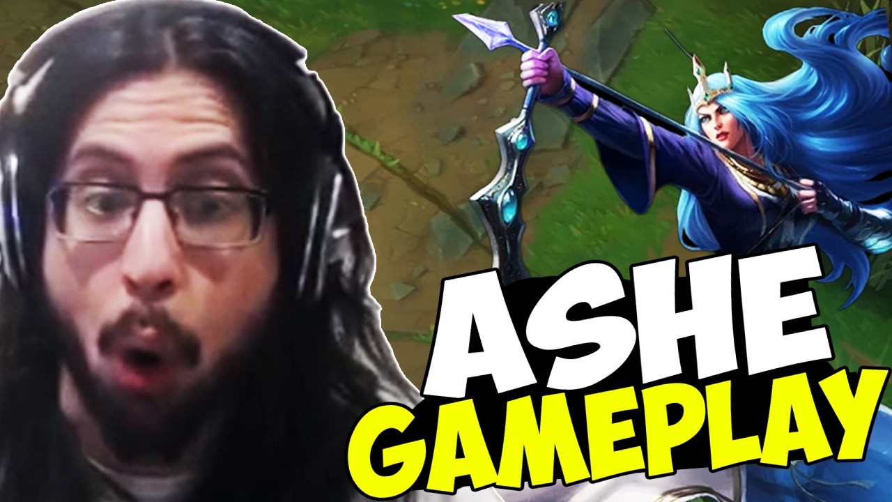 ❄️ Imaqtpie - ASHE GAMEPLAY | Full Gameplay | Season 16 ᴴᴰ background