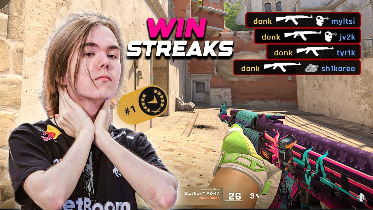 donk Hits 5100+ Elo Already | #1 FACEIT background