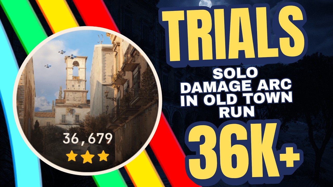 Solo Damage ARC Enemies In Old Town Run 36K+ | ARC Raiders background