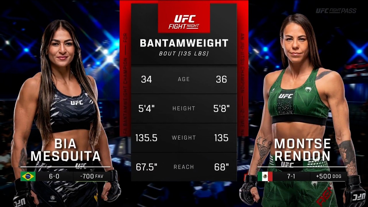 Bia Mesquita x Montse Rendon | LUTA COMPLETA | UFC Vegas 119