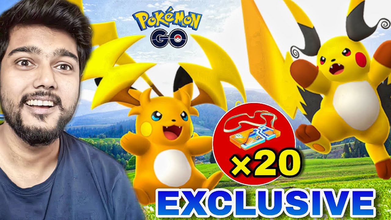 SUPER MEGA RAICHU RAID DAY CONFIRMED! FREE RAID PASSES FOR EVERYONE! POKÉMON GO background