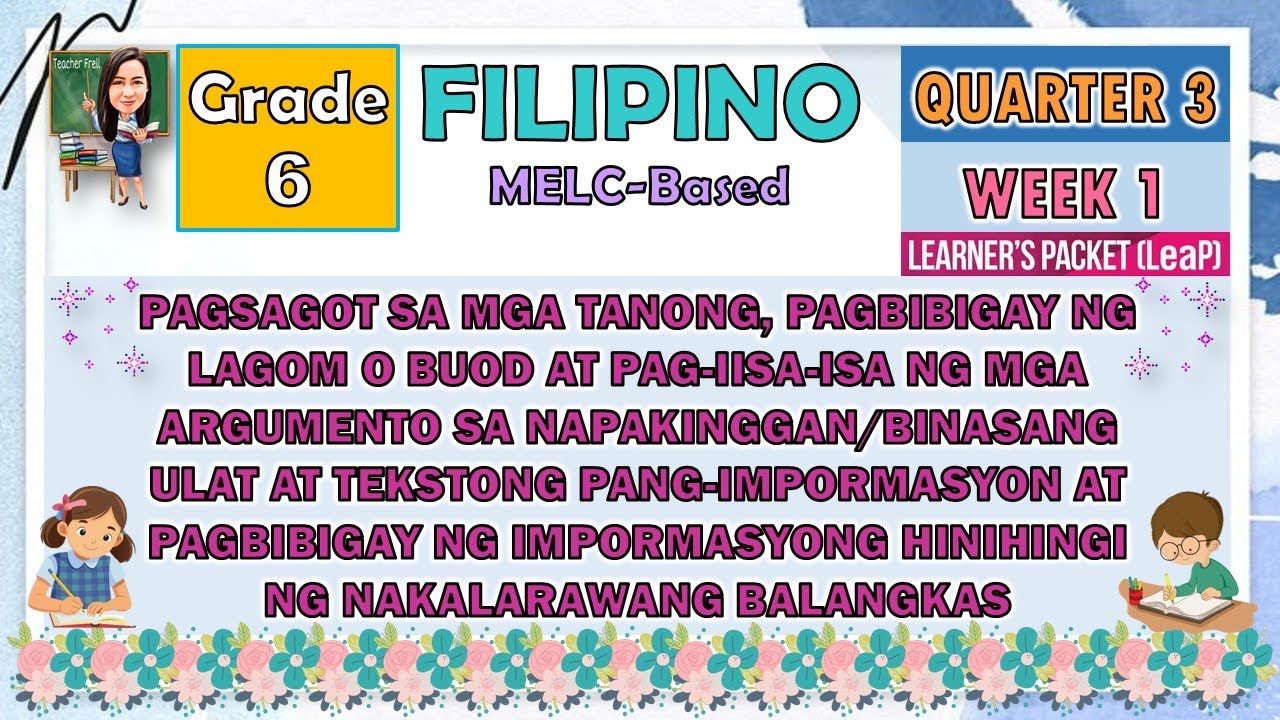 FILIPINO 6 - QUARTER 3