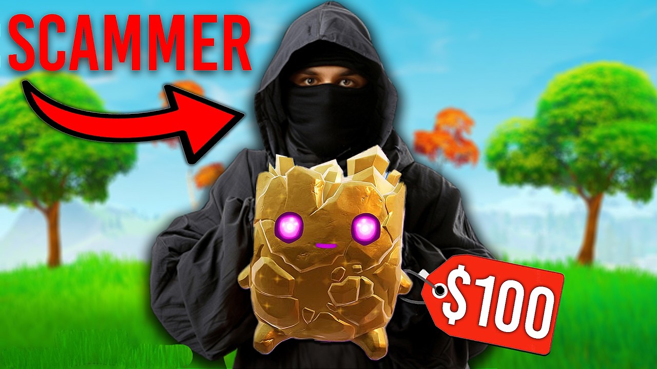 Don't Fall For This Fortnite Scam background