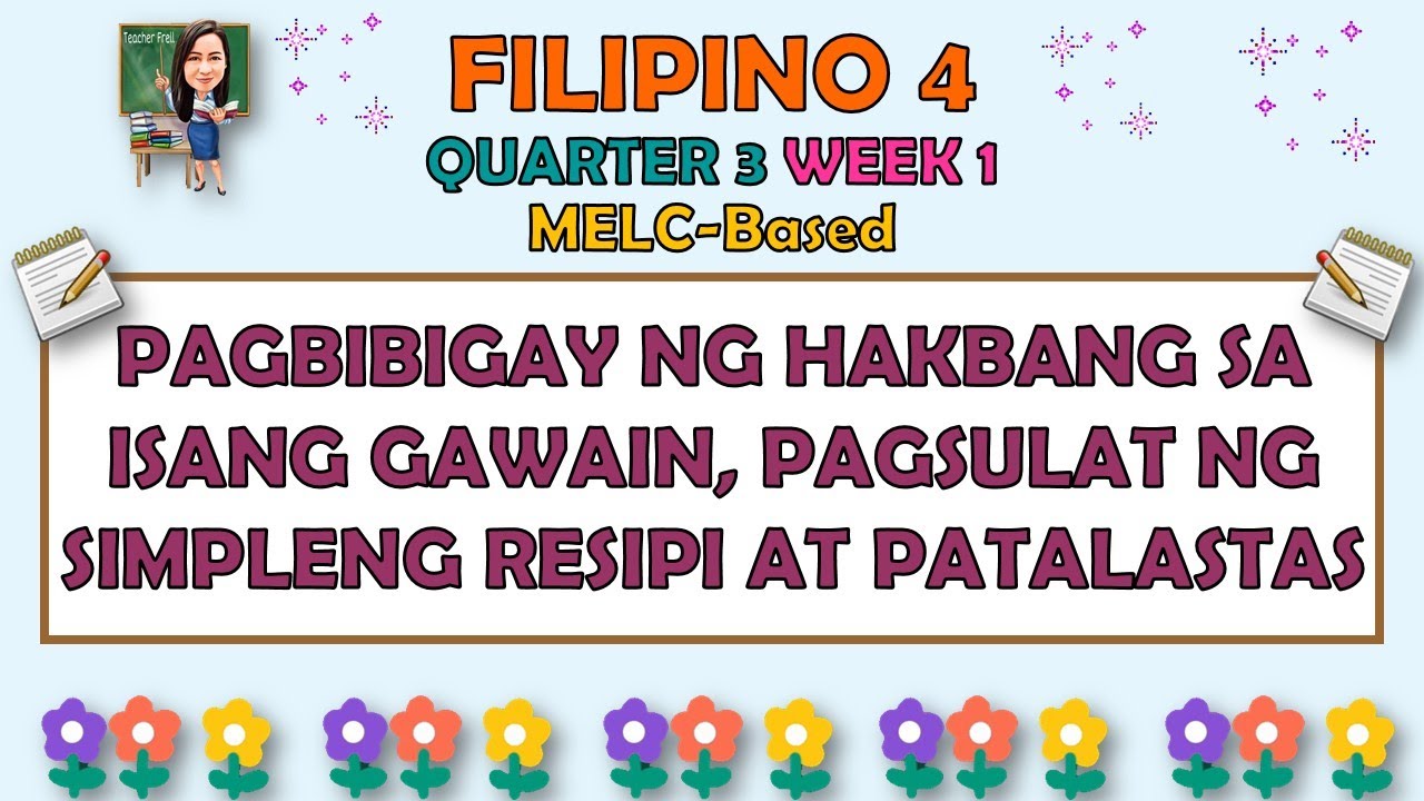 FILIPINO 4 - QUARTER 3