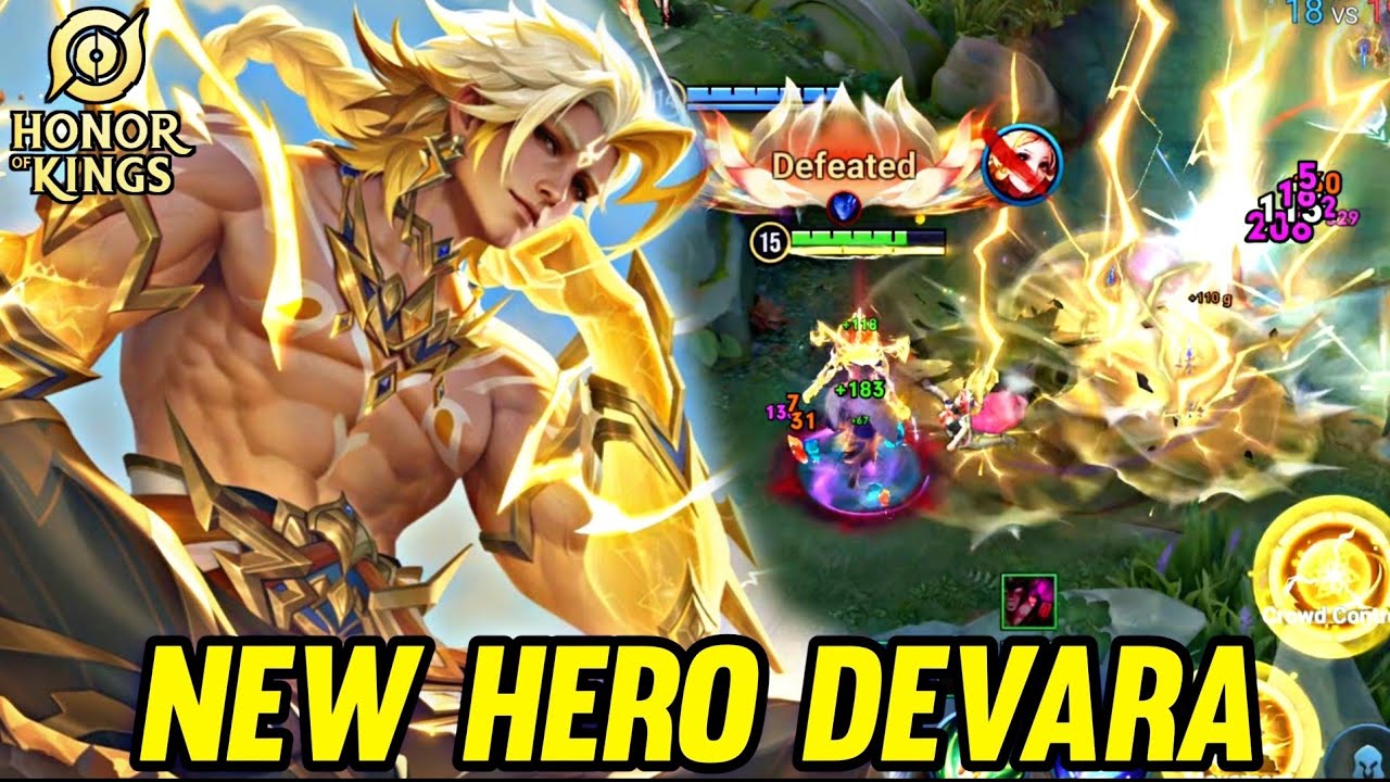HOK : NEW HERO DEVARA GAMEPLAY | IN JUNGLE - HONOR OF KINGS background