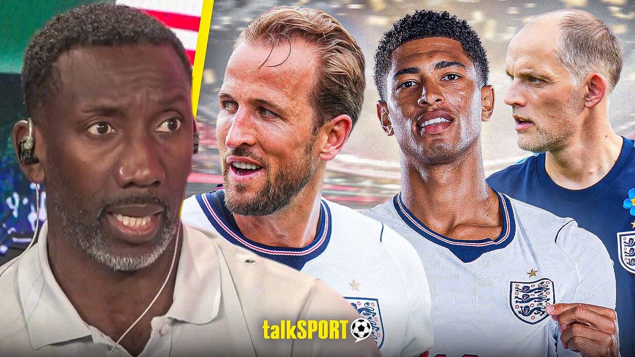Jimmy Floyd Hasselbaink EXPLAINS why Harry Kane CAN NOT be the only player England relies on! background