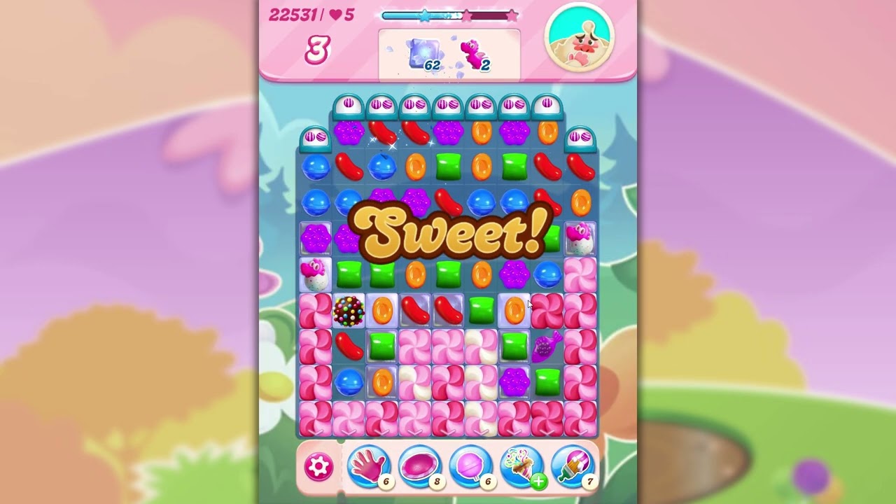 Candy Crush Saga Level 22531 background