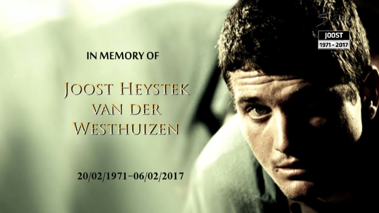 Sumari Botha - 'Number 9' - Joost van der Westhuizen Memorial Service background