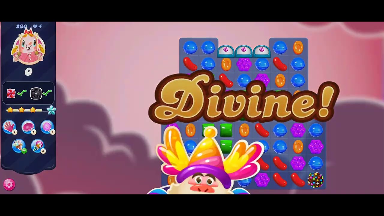 Candy Crush Saga Levels 228 to 232 background