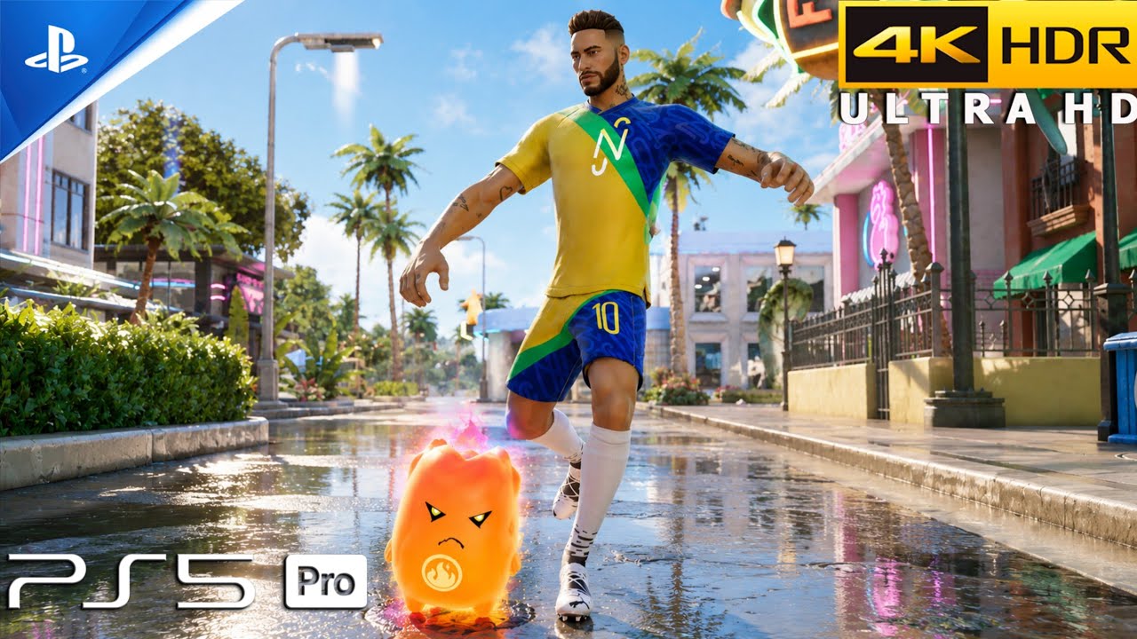 Fortnite (PS5 Pro) 4K 120FPS HDR Gameplay | Skin Neymar Jr