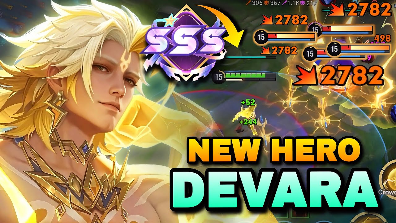 NEW HERO! DEVARA/SIKONG ZHEN BROKEN BUILD WITH FRENZY CLASH LANE FULL GAMEPLAY! | HONOR OF KINGS background