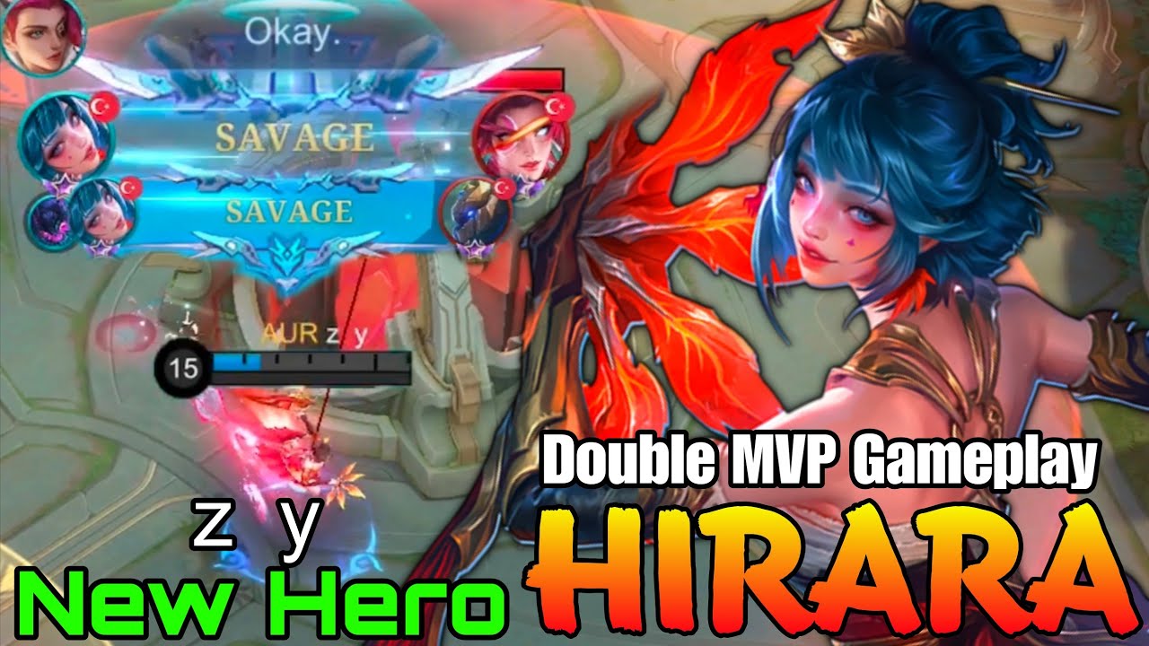 New Assassin Hirara is BROKEN?! - New Hero Hirara Gameplay by z y - Mobile Legends background