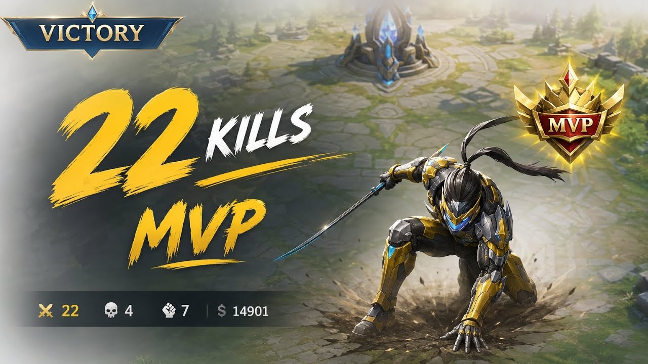 đ„ 22 Kills MVP Saber Gameplay | Legendary Carry đ± Mobile Legends 5vs5 #vairalvideos