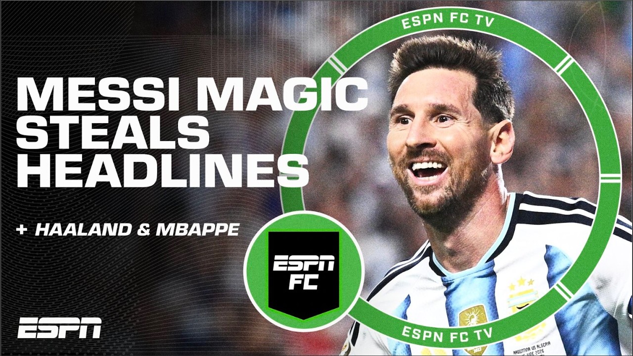Lionel Messi scores HAT TRICK, but should he have been shown a red card? | ESPN FC 2026-06-17 22:58