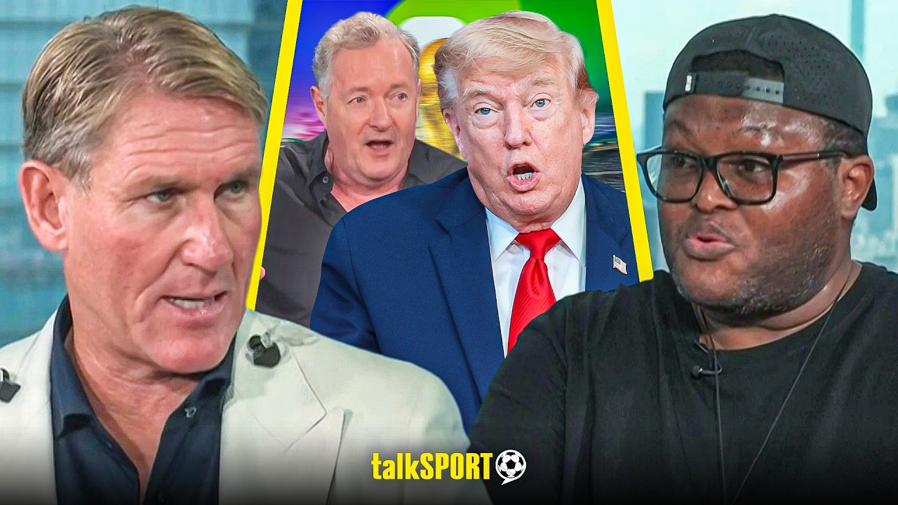 Simon Jordan & Osasu Obayiuwana's FIERY REACTION to Donald Trump LIFTING the World Cup Trophy! background