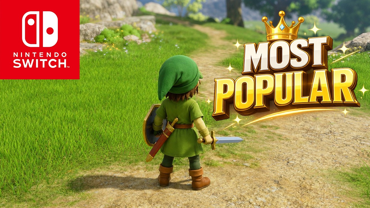 TOP 10 Most Popular Nintendo Switch & Switch 2 Games