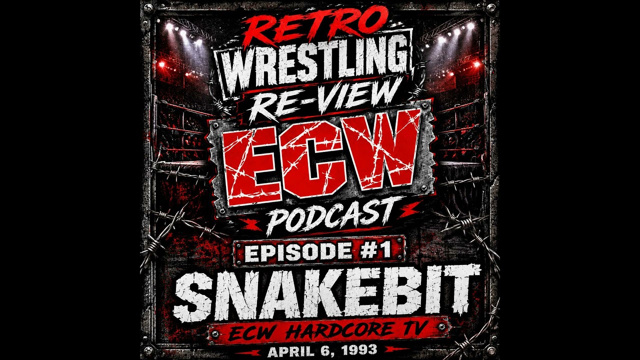 Retro Wrestling Re-View ECW Podcast Ep. 1- SNAKEBIT (ECW TV 4/6/93) background
