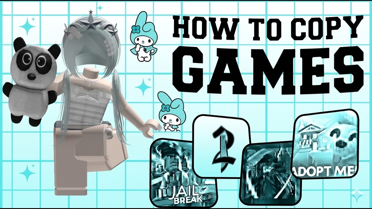 *NEW* Roblox Studio Tutorial! How to COPY GAMES on ROBLOX? Roblox Studio Game Copier. background