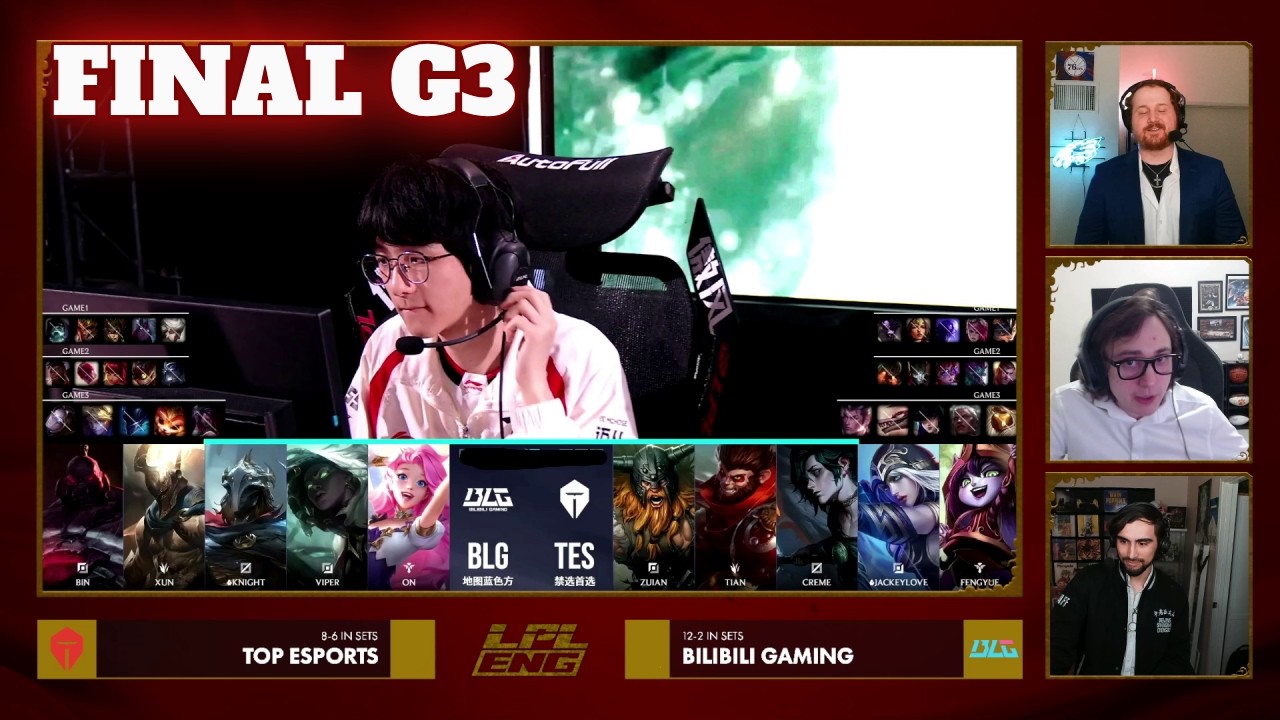 TES vs BLG - Game 3 | Grand Final S16 LPL Spring Playoffs 2026 | Top Esports vs Bilibili Gaming G3