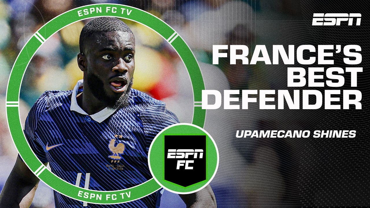 Rock-Solid at the Back: France’s Best Defender Shines | ESPN FC background