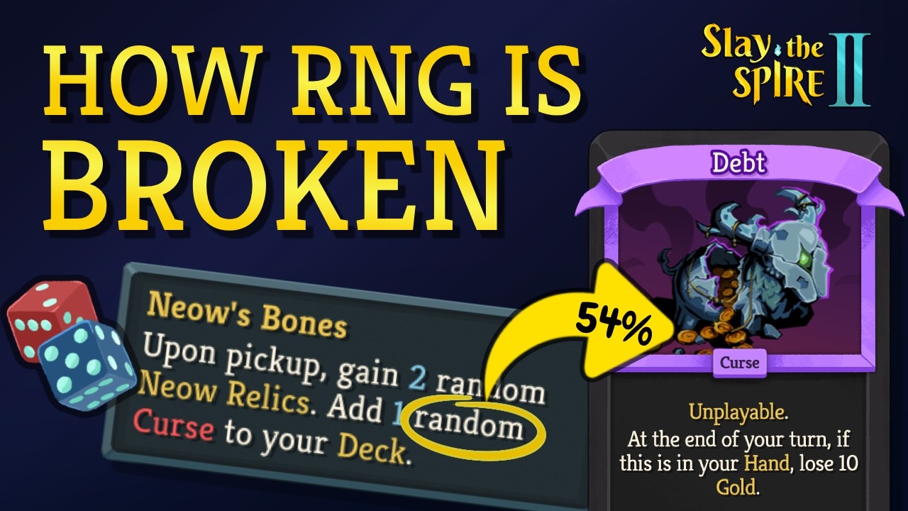 Yes, the game is ACTUALLY rigged. | Correlated RNG in Spire 2 background