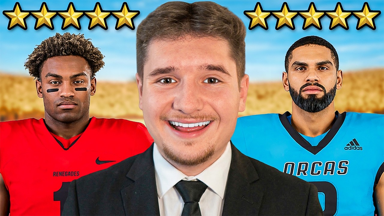I ONLY Recruit 5-Stars Until I Go 17-0 in CFB 26! background