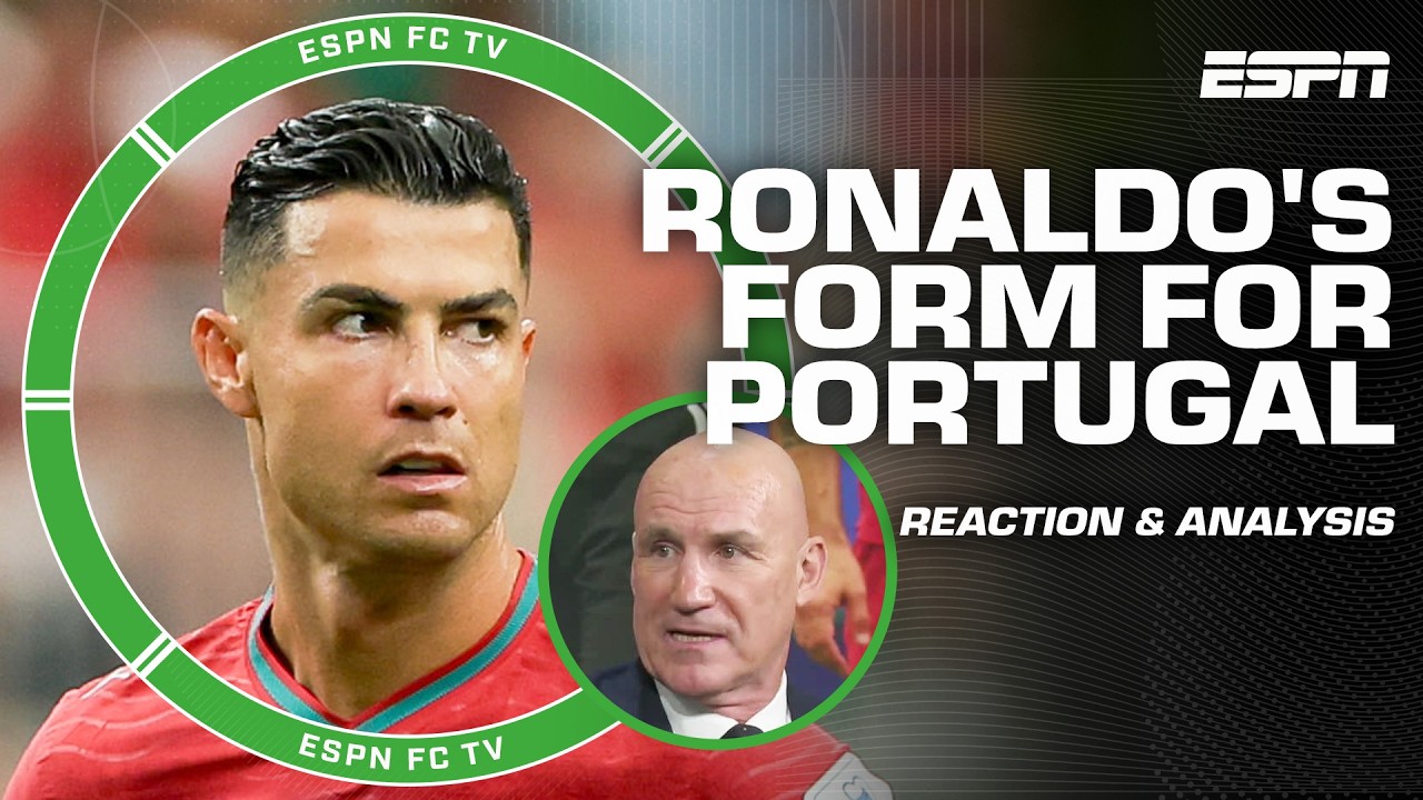 FULL REACTION to Portugal vs. DR Congo👀 Cristiano Ronaldo DIDN'T change the game! - Robson | ESPN FC background