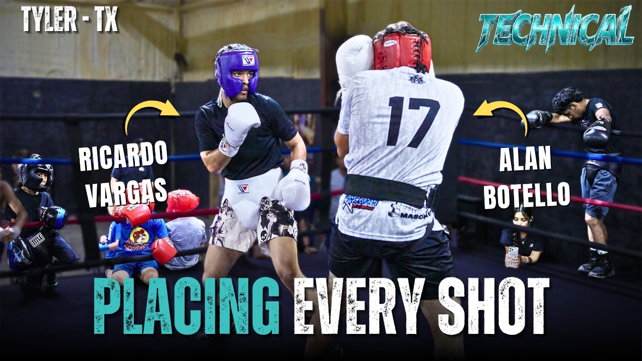 TOUGH! SLICK High Volume Boxer OUTPACES Opponents In Sparring! background