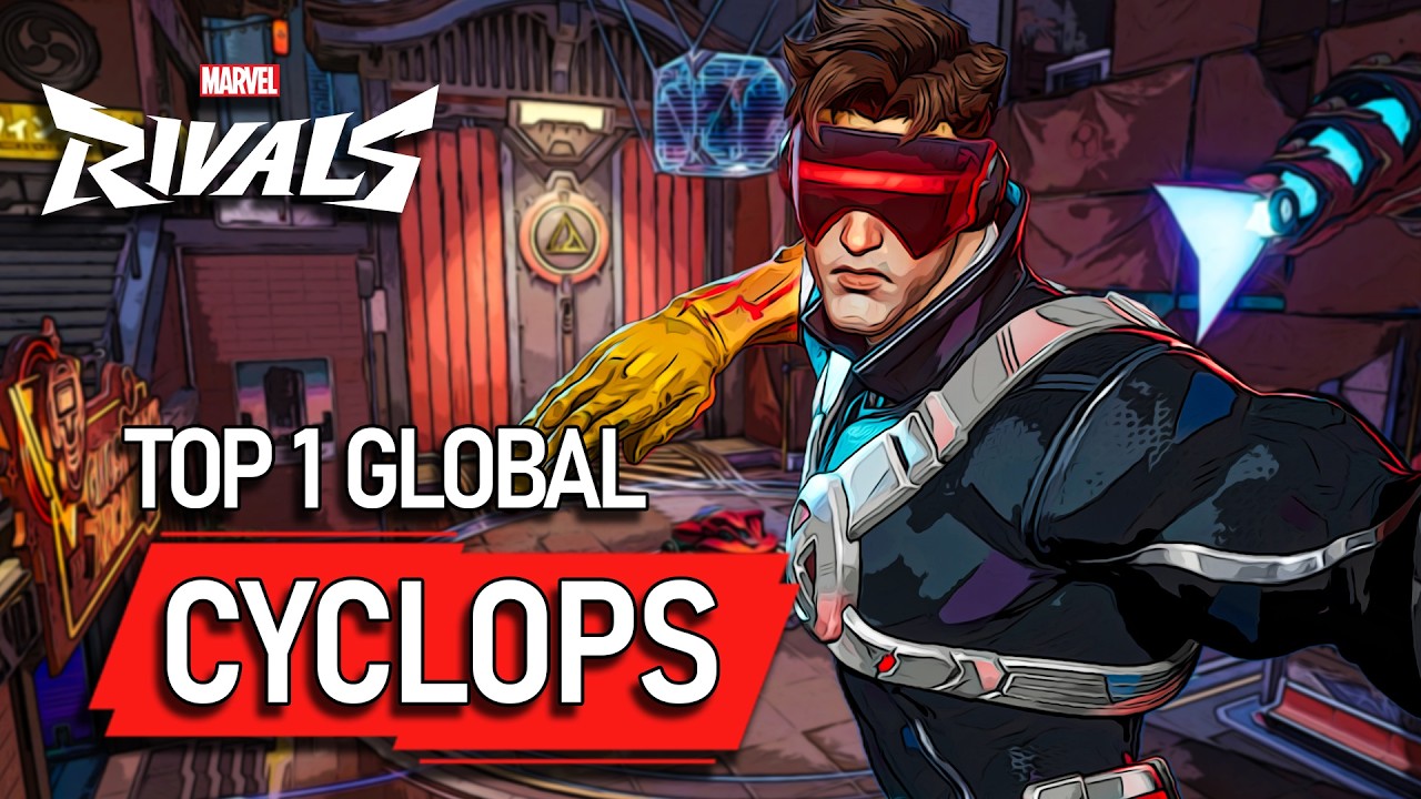 TOP #1 GLOBAL CYCLOPS ! Spinosityx - MARVEL RIVALS PRO background