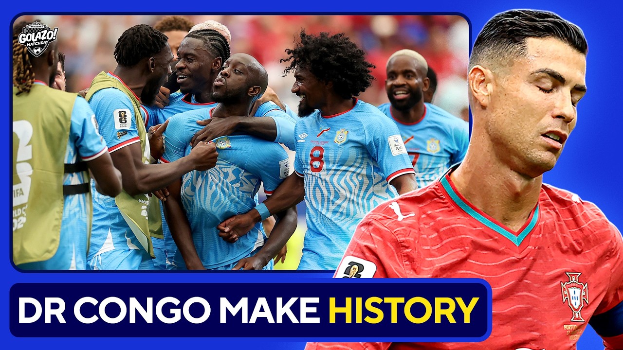 Cristiano Ronaldo & Portugal LACKLASTER performance in 1-1 draw to DR Congo background