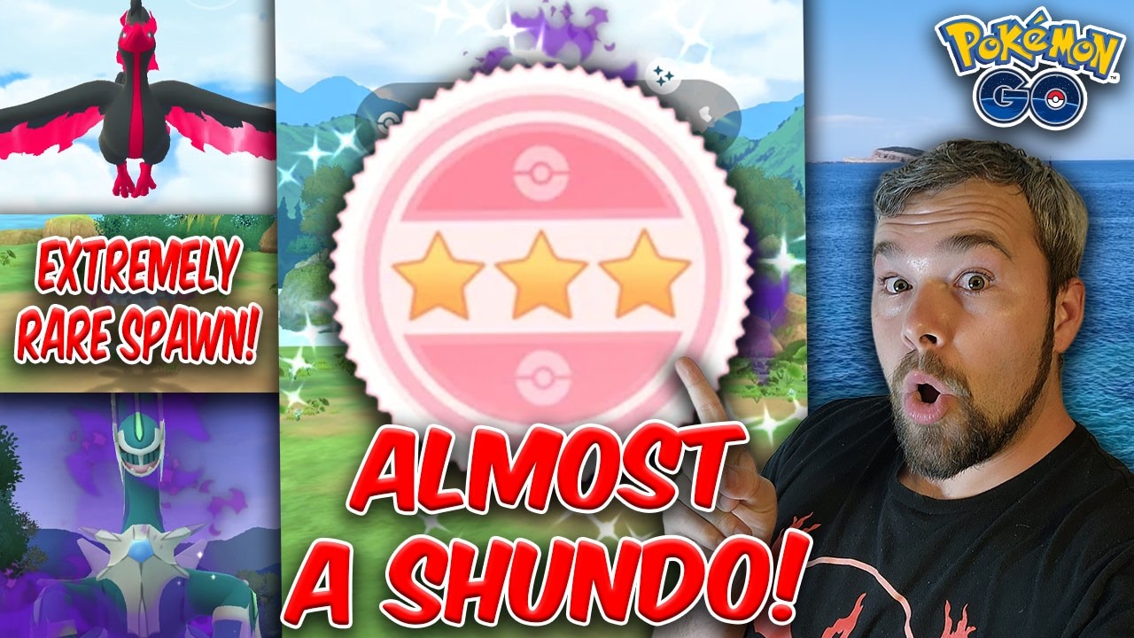 THIS Almost Gave Me A SHUNDO! One Of My RAREST Catches! (Pokémon GO) background