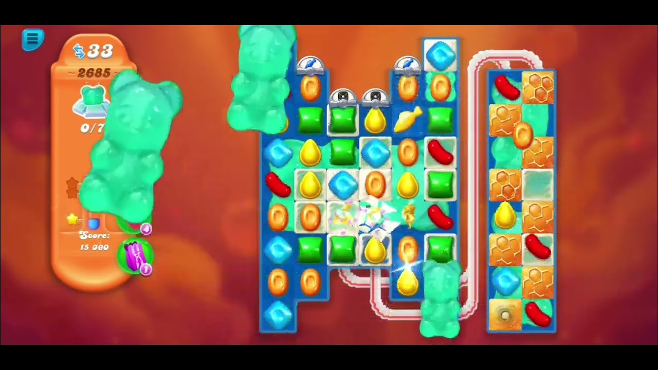 #games Let's Play Candy Crush Soda Saga 2684-2685 background