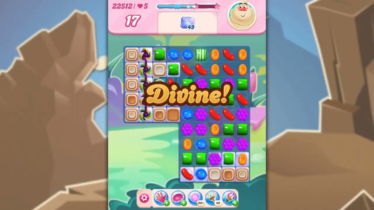 Candy Crush Saga Level 22512 background