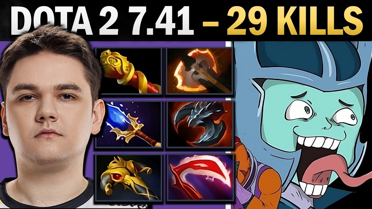 Phantom Assassin Dota 2 7.41 with 29 Kills and 1003 GPM - Dota Gameplay background