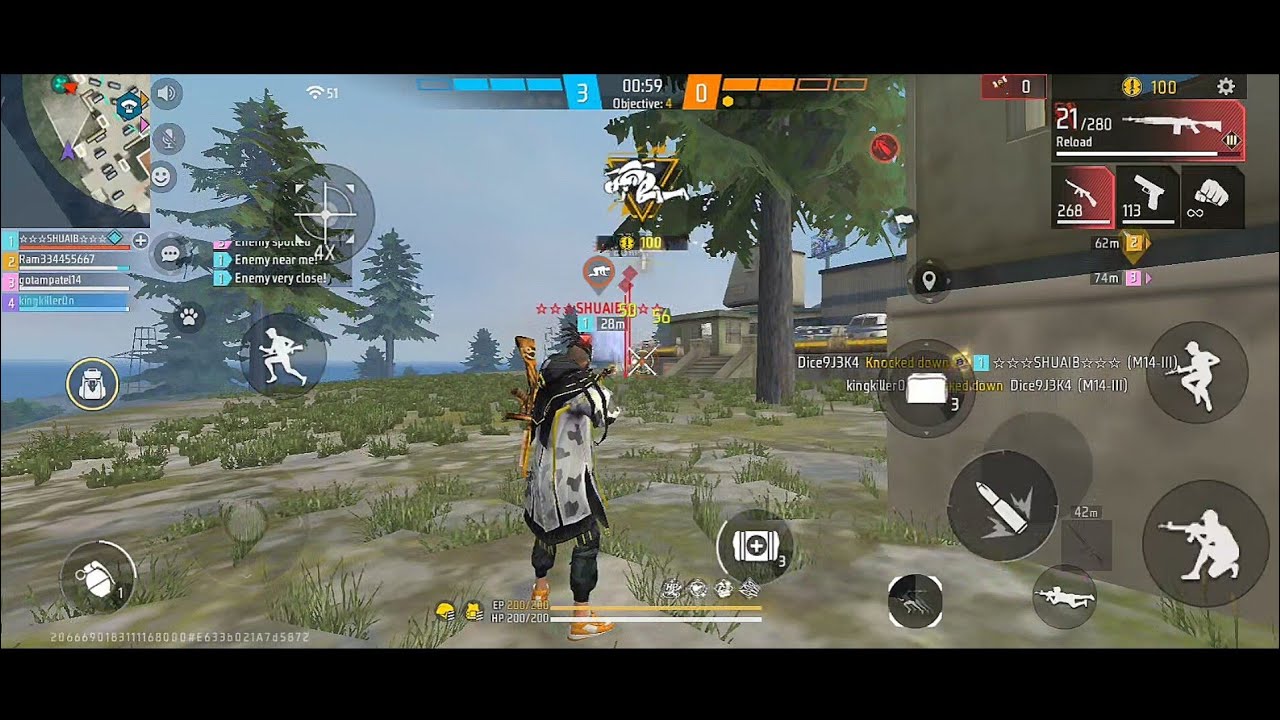 đ„ free fire pro gameplay | kills booyah challenge | Epice kill & clutch moments #freefire background