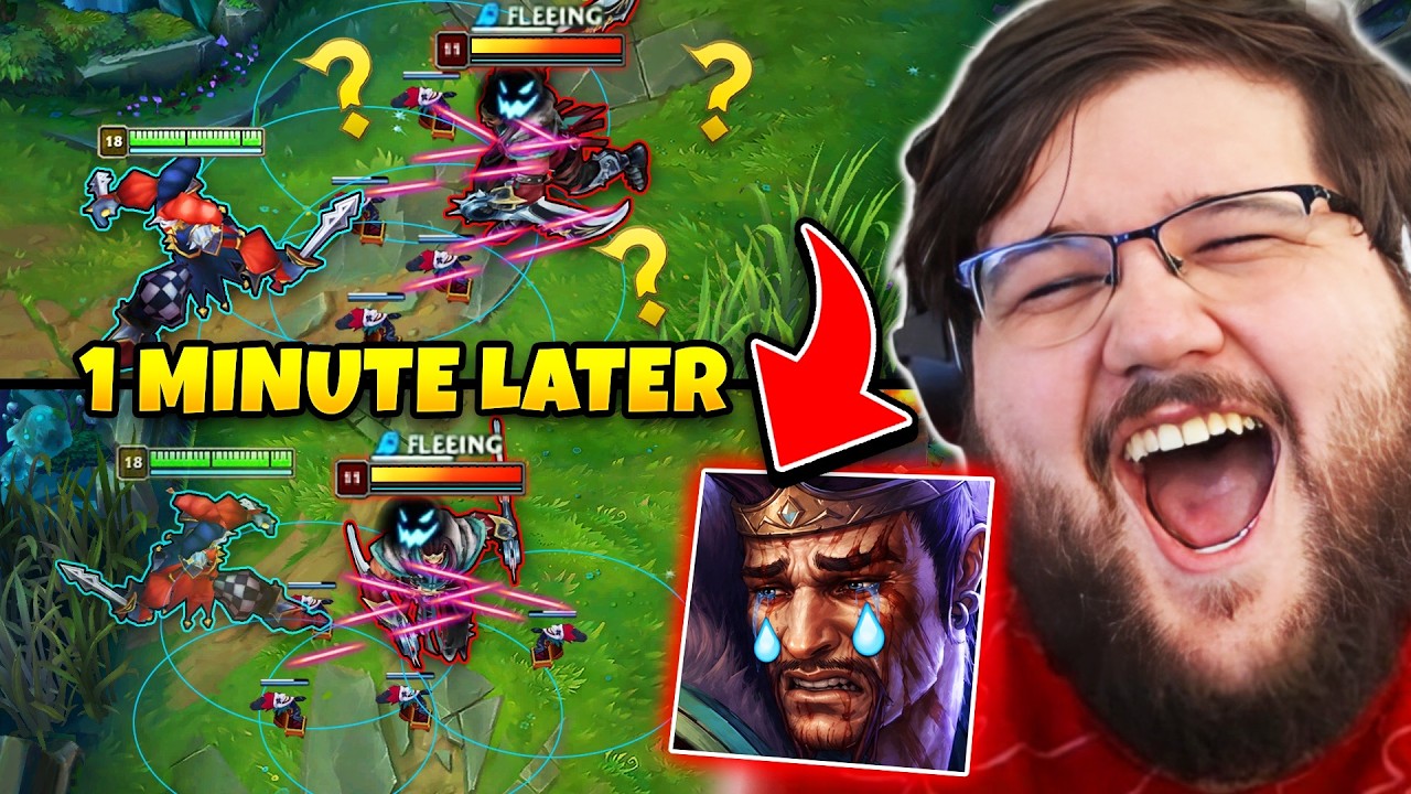 I made the Enemy Draven uninstall after this play... (HE KEPT FALLING FOR IT) background