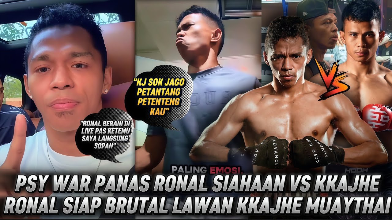 RONAL SIAHAAN SIAP LAWAN KKAJHE DI MUAYTHAI !! KKAJHE BERIKAN SINDIRAN KERAS PADA RONAL SIAHAAN