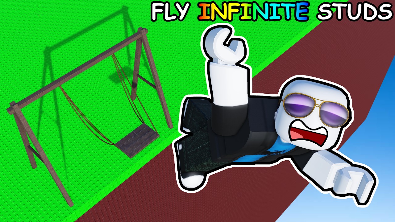 Swing 1,000,000 STUDS in Roblox... background