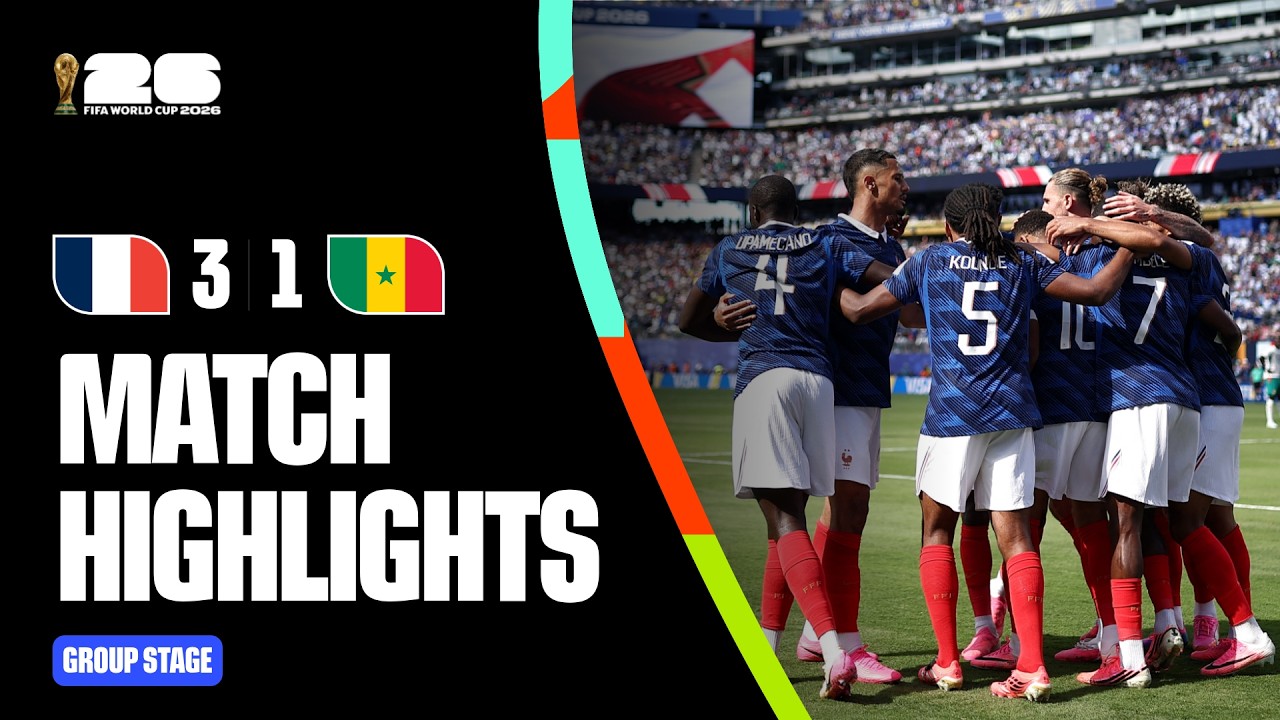 Highlights | France 3-1 Senegal | FIFA World Cup 2026™ background