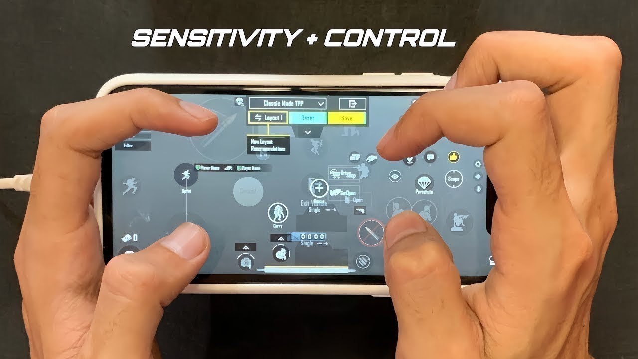 4.4 Update! PUBG MOBILE ! BEST SETTING & SENSITIVITY IN 2026 🔥/ IPHONE 11 HANDCAM PUBG ❤️ background