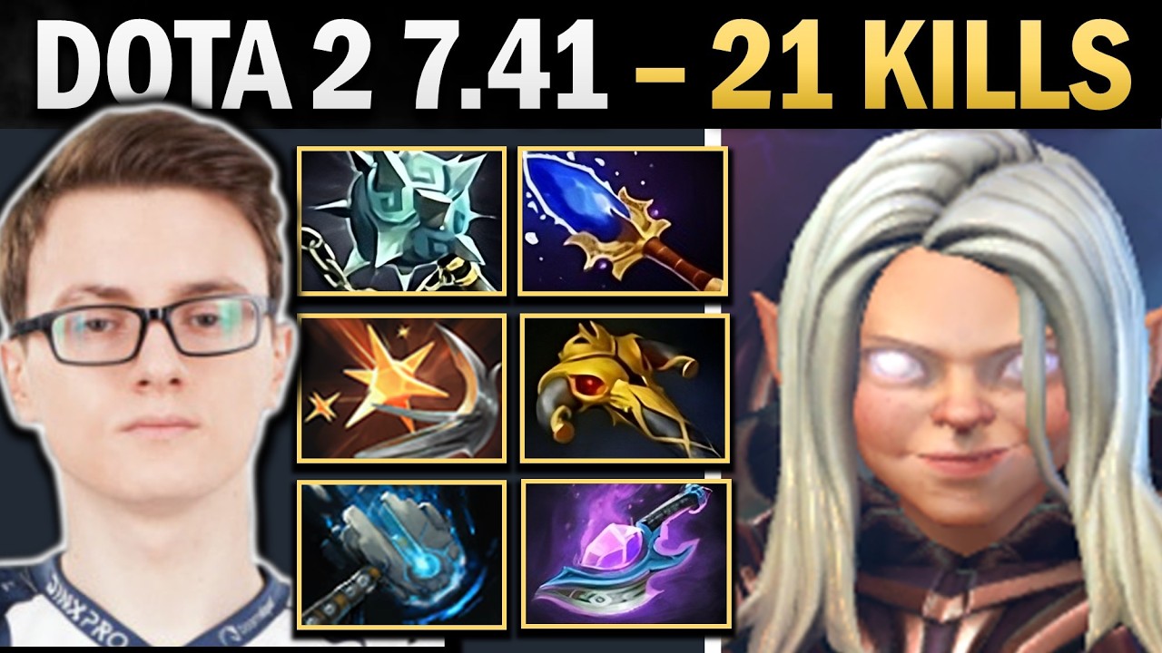 Invoker Dota 2 7.41 with Gleipnir and Sunstrike - Dota Gameplay background
