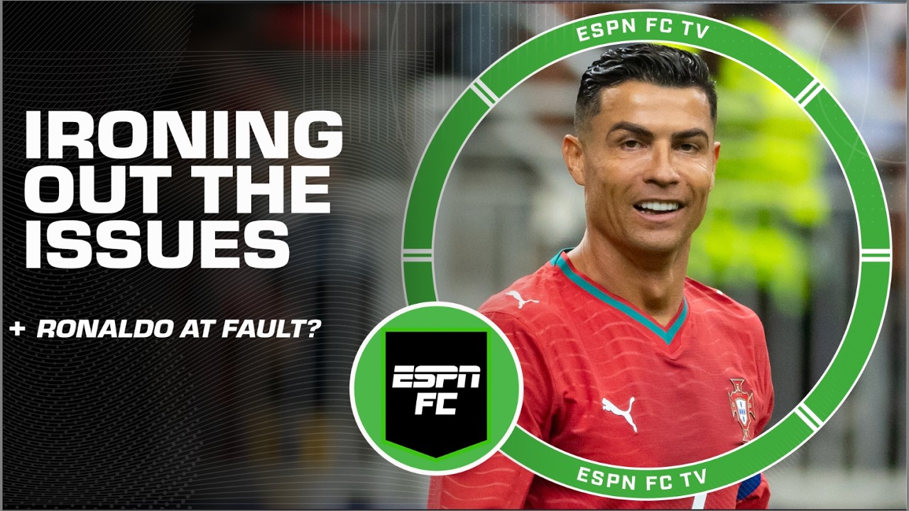 ‘ARE WE PANDERING?!’ - Craig Burley SOUNDS OFF on ‘PASSENGER’ Cristiano Ronaldo! | ESPN FC background