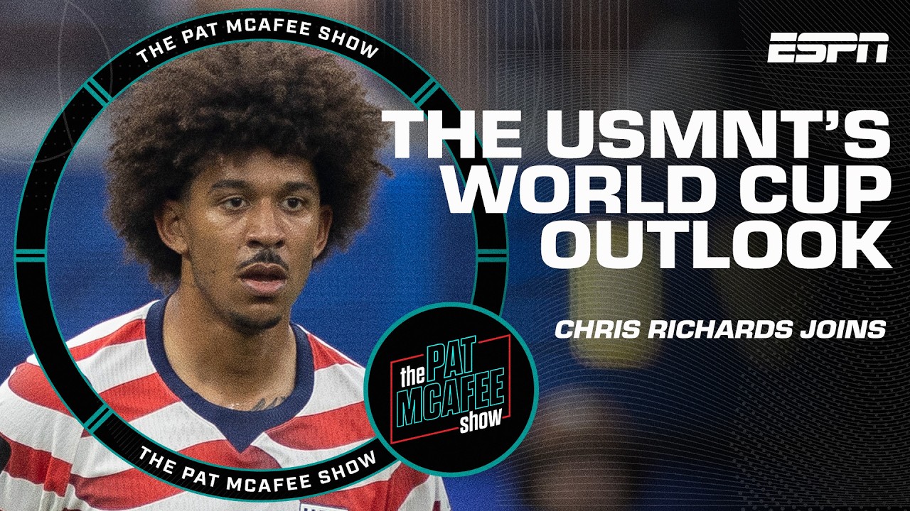 Chris Richards on the USMNT's win vs. Paraguay & facing pressure vs. Australia | The Pat McAfee Show background