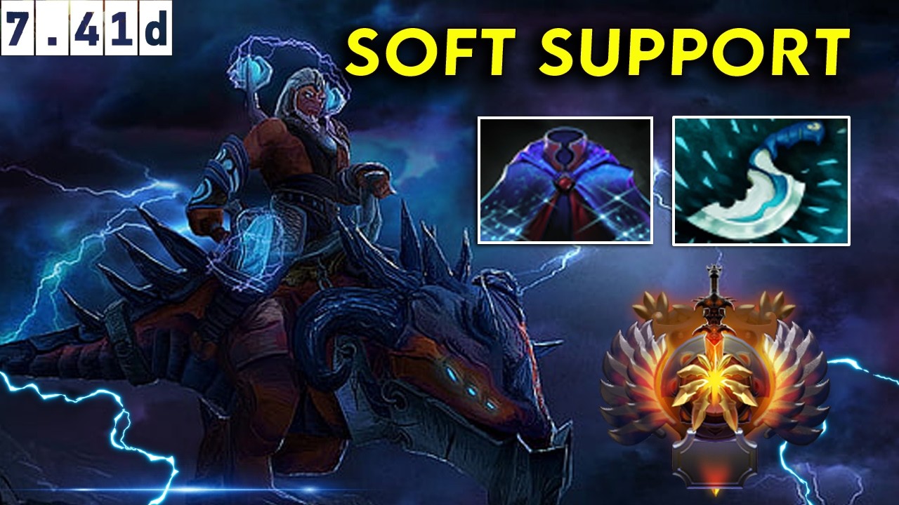 Disruptor Immortal Soft Support - Dota 2 Patch 7.41d Pro Pub Gameplay background
