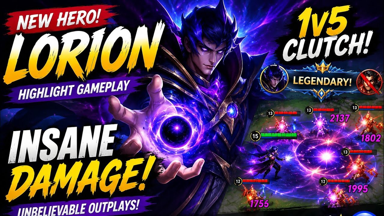 NEW HERO LORION IS INSANE! 😱 Highlight Gameplay | Honor of Kings #honorofkings #hokindia