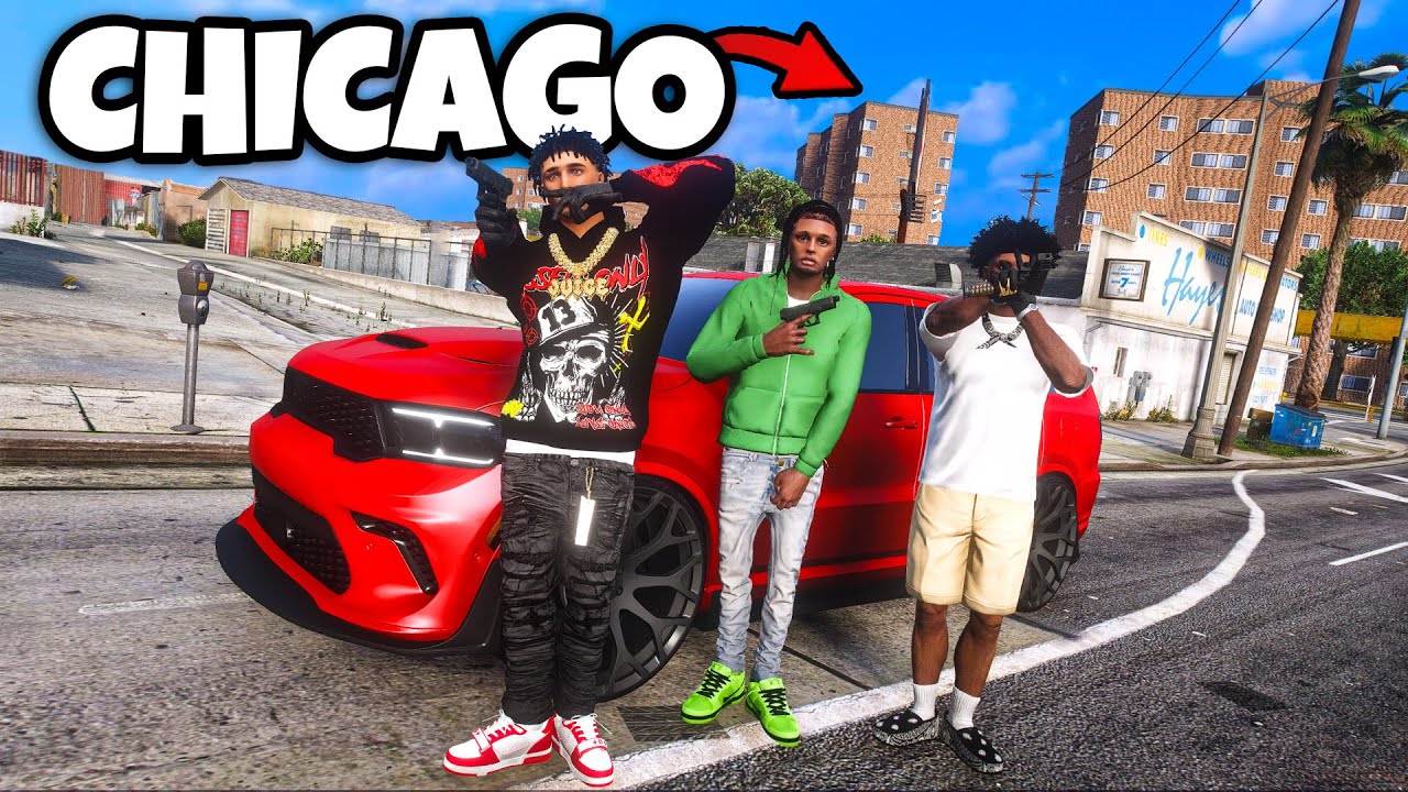 I joined the WORST GANG in CHICAGO in GTA 5 RP.. background