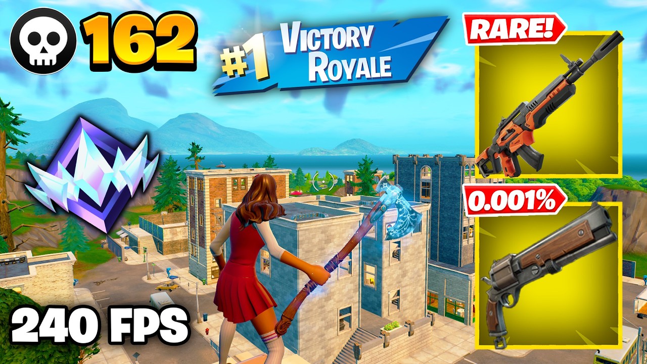 162 Elimination "RANKED RELOAD" Gameplay Wins (Fortnite Chapter 7 Keyboard & Mouse) background